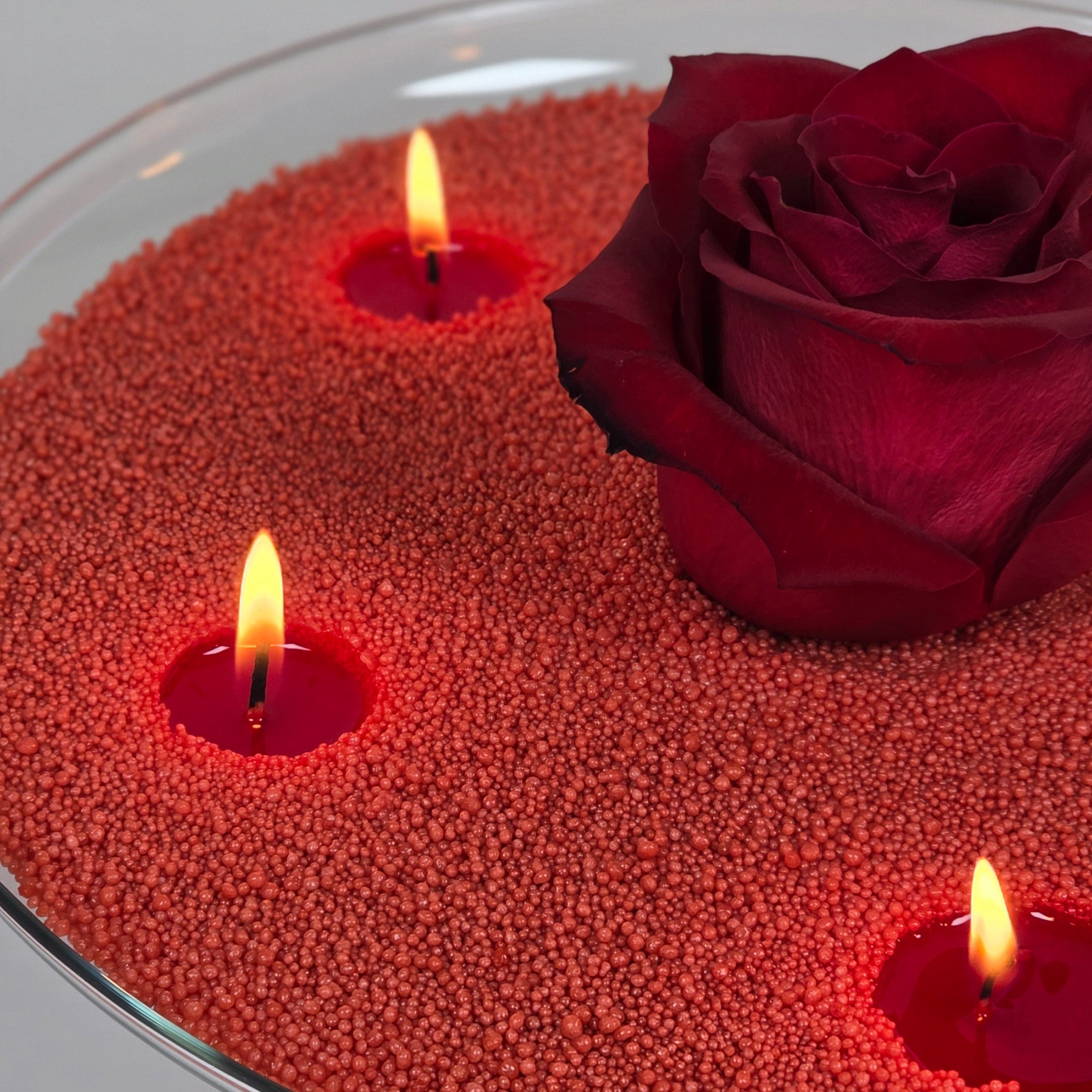 RED CANDLE SAND WAX