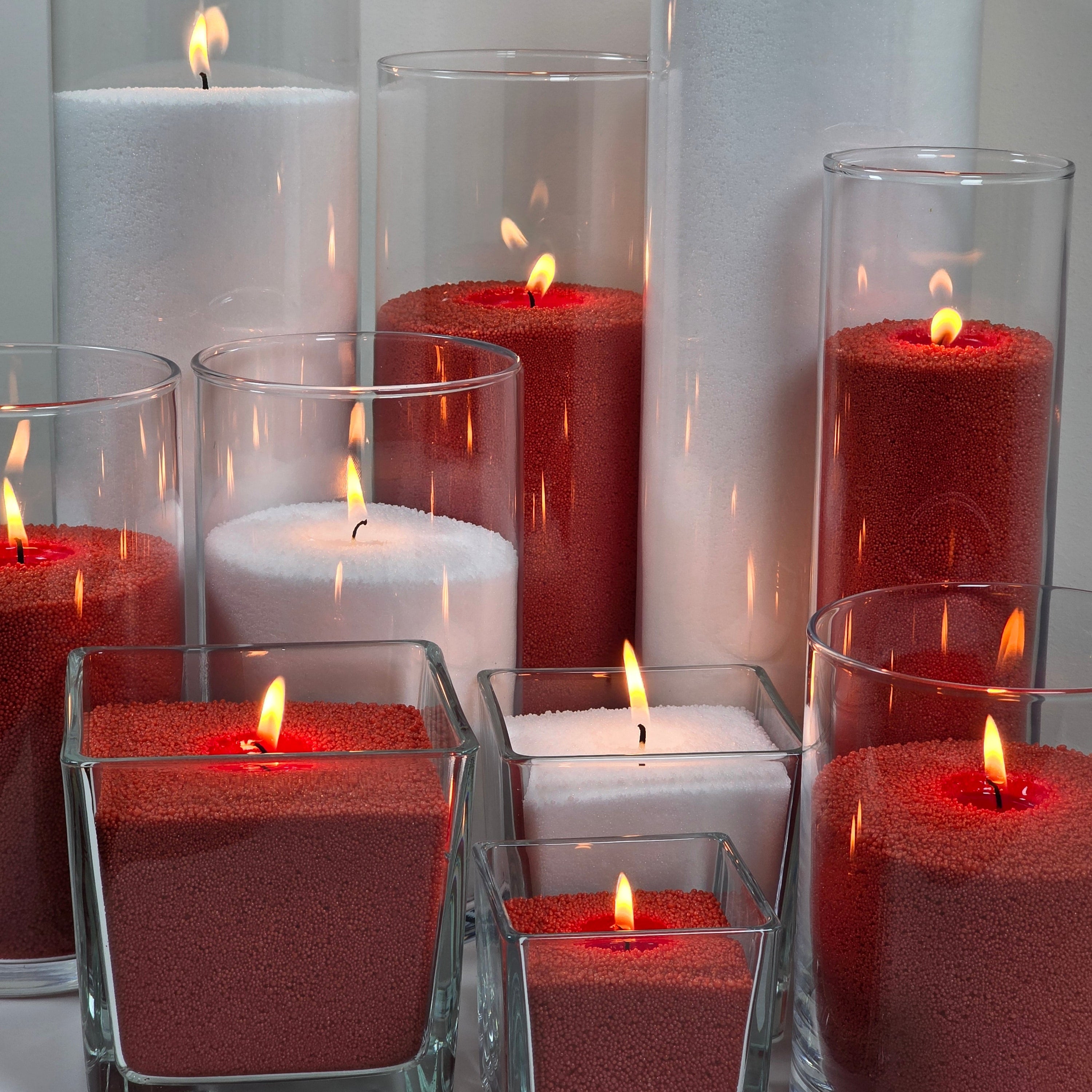 RED CANDLE SAND WAX