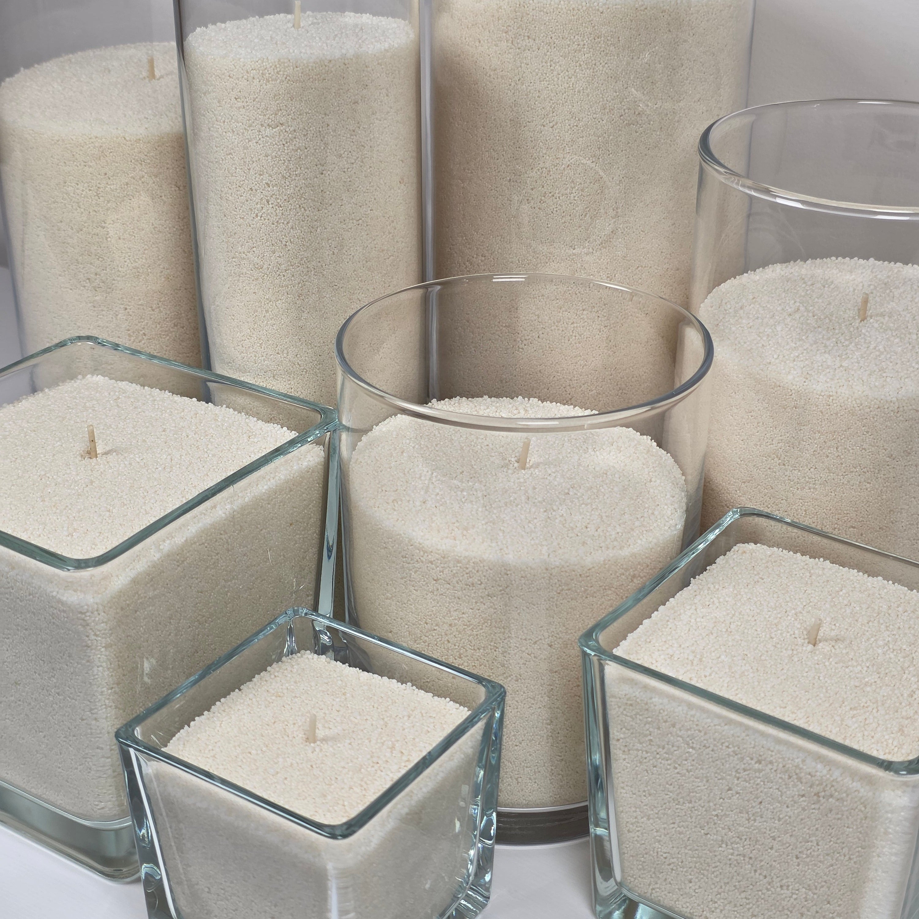 IVORY (OFF WHITE) CANDLE SAND WAX