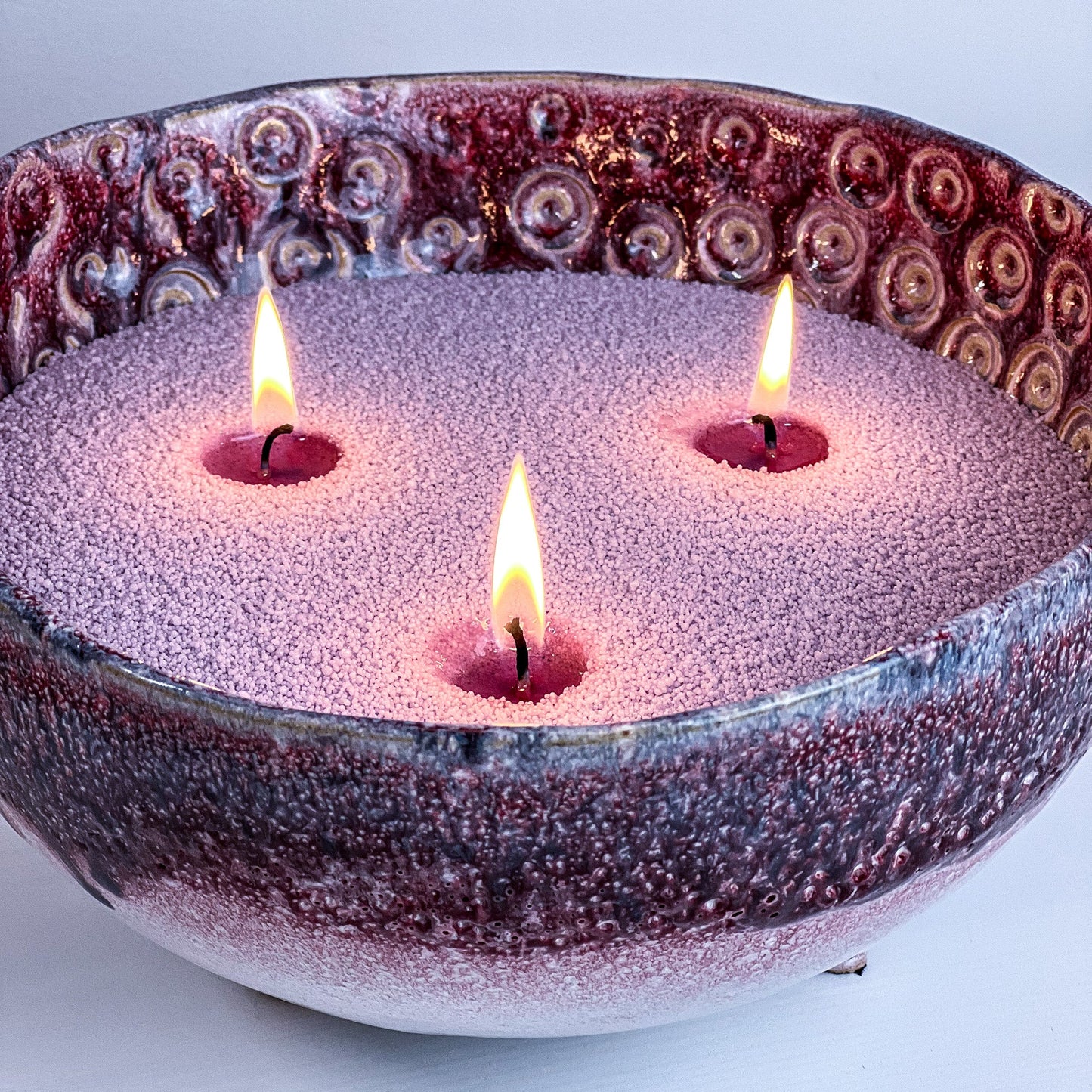LAVENDER CANDLE SAND WAX