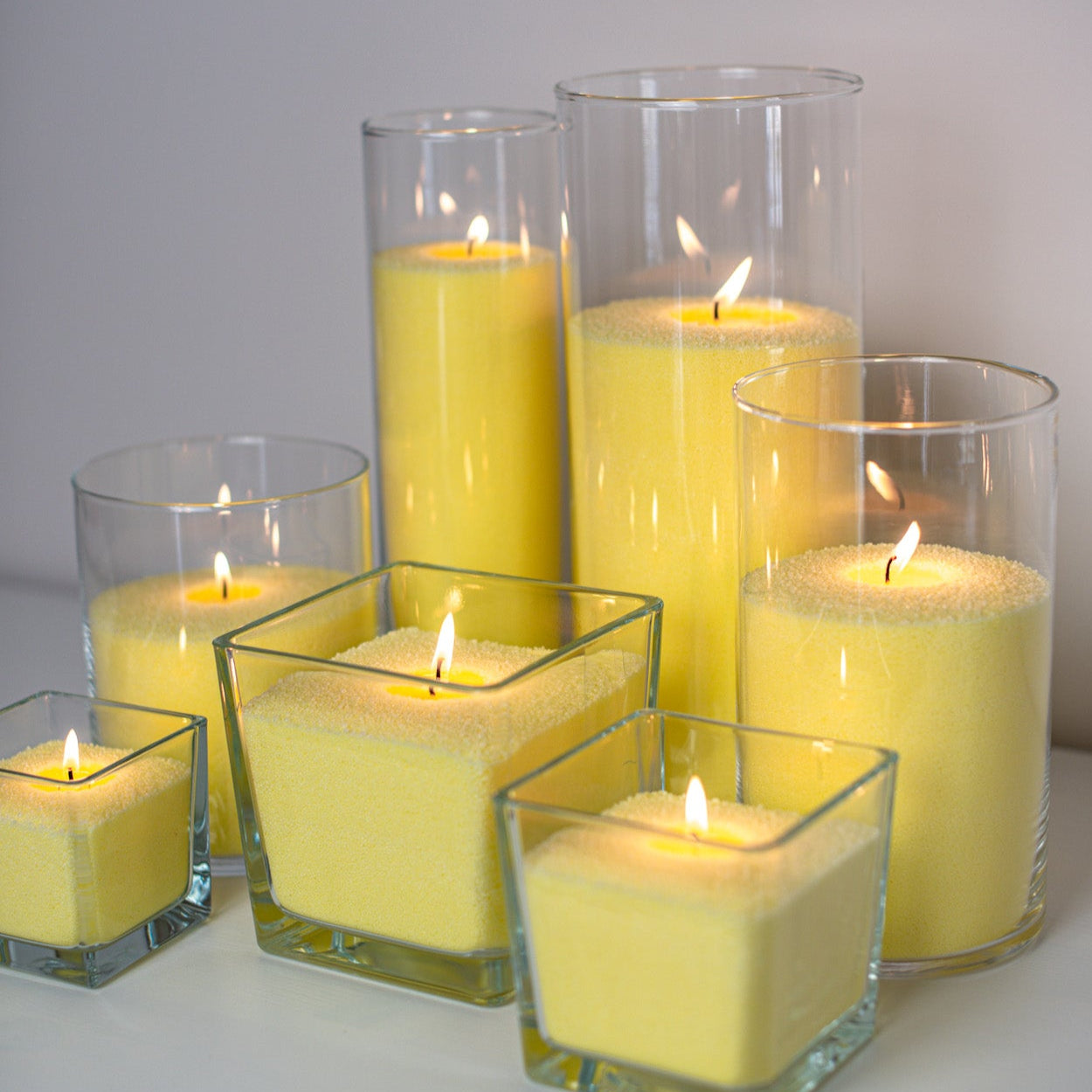 CIRE DE SABLE BOUGIE BEIGE
