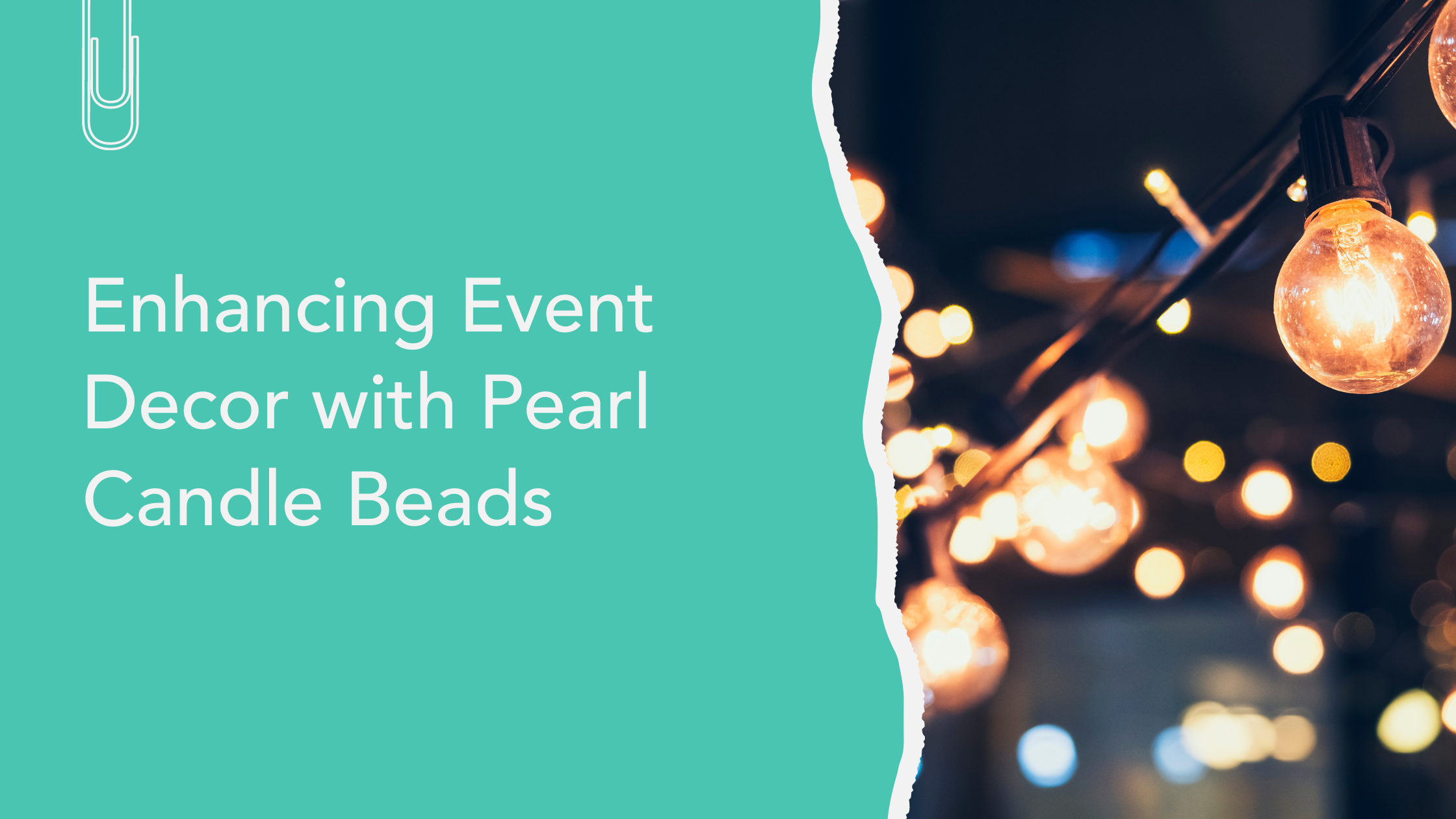 Enhancing Event Decor with Pearl Candle Beads