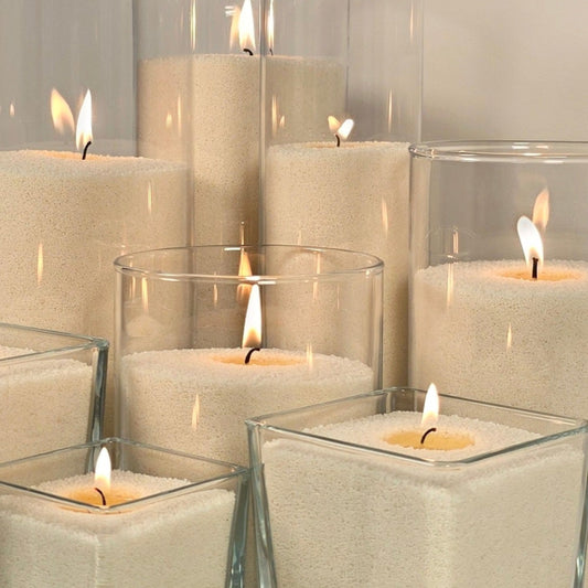 CIRE DE SABLE BOUGIE BEIGE