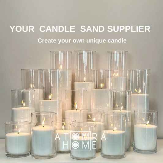 BOUGIE SABLE CIRE 20,5 LB + 150 MÈCHES EN CADEAU