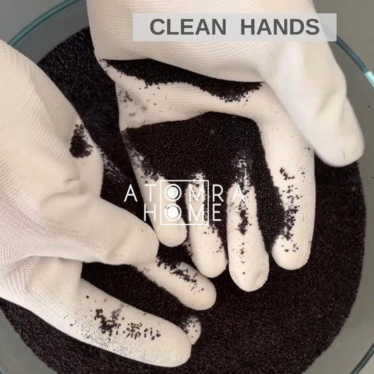 CIRE DE SABLE BOUGIE BEIGE