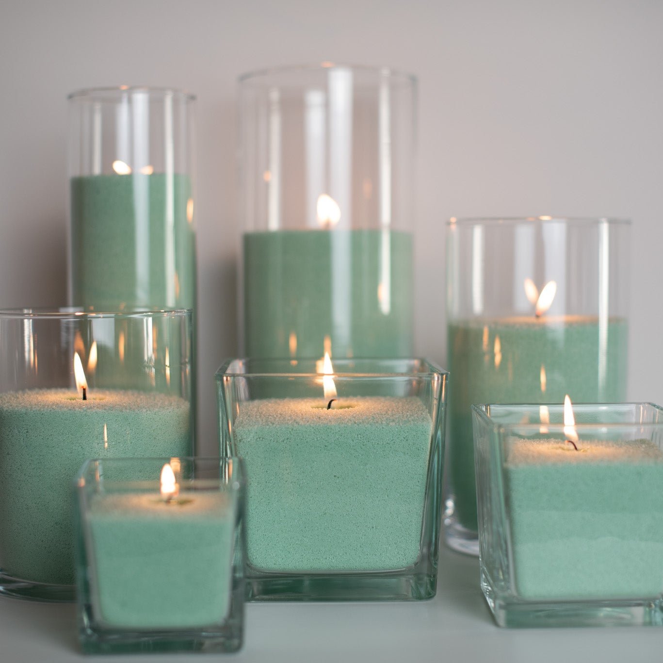 ICE GREEN CANDLE SAND WAX